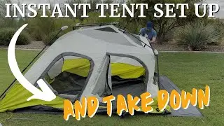 How to Set Up AND Take Down an Instant Cabin Tent