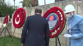 Atatürk’ün Mersin’e Gelişinin 98. Yılında Atatürk Anıtına Çelenk Sunuldu |Blok Haber