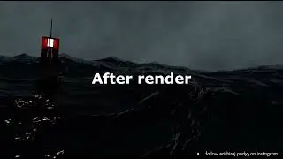 Blender ocean render | ASMR |