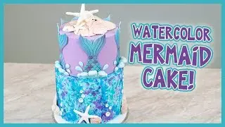 Watercolor Mermaid Cake | Renee Conner