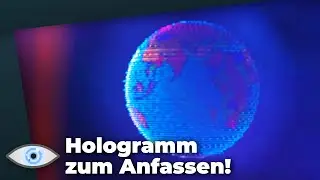 Hologramm Technik schafft Künstliche Objekte zum Anfassen!