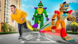 MONTY the Giant got his revenge on Freddie! Animatronics Can't Save Fnaf 9 Security Breach
