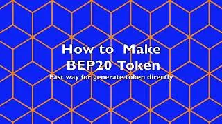 How to create BEP20 token free?