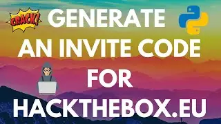 Generate a hackthebox.eu invite code with Python (2021 update)