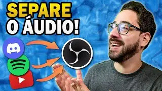 Áudio SEPARADO no OBS (Sem Programas!) 