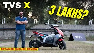 TVS X | New Lifestyle Electric Scooter with Great Ride Dynamics | Too Expensive? | Flywheel English