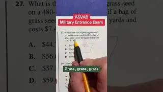 ASVAB Arithmetic Reasoning #27 Question Walk Through