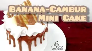 DECORACIÓN MINI CAKE DE CAMBUR O BANANA fácil y sencillo
