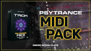 Psytrance MIDI Pack + Serum2 Presets — 150 MIDI Clips (Basslines • Melodies • Rhythms)
