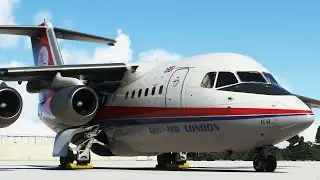 First look at the JustFlight BAe 146 in Microsoft Flight Simulator