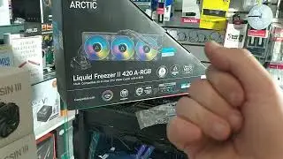 Спорный Вариант установки Arctic Freezer II 420 на верх ТРУБКАМИ НАЗАД в корпус Lian Li LanCool III