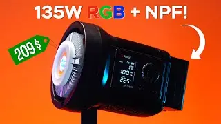 135W RGB Light on NPF Batteries - Tolifo SK 135FR Review