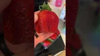 What is this strawberry?! #fruit #groceryhaul #groceryshopping #knowyourfarmer