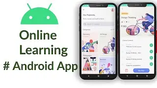 Online Learning Android App | Android Studio Tutorial