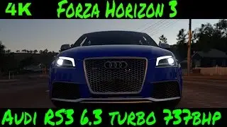 Forza Horizon 3 Audi RS3 6.3 Turbo 4K Trying To Survive