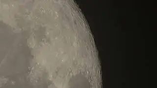 Moon Detail From The Canon R7 and Sigma 150-600mm Lens