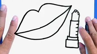 Comment dessiner des lèvres facile #lèvres #dessin