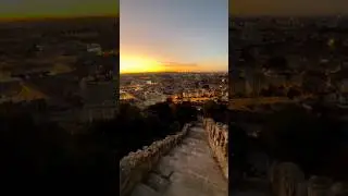 Rate this view from Lisbon😍#travel #beautiful #lisbon #sunset #shorts #memes #behindthescenes