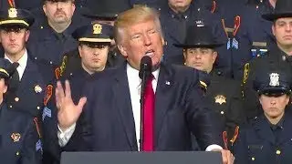 President Trump Declares War On MS 13 | Speech To Police On Long Island 7/28/17