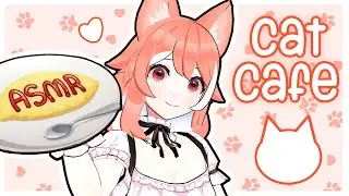【 ASMR VOD 】 Neko Maid serves you at the Cat Café ❤️☕️ heart monitor | 3DIO