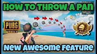 HOW TO THROW A PAN IN PUBG MOBILE AFTER 1.1.0 UPDATE | HOW TO KILL ANMIES BY THROWING A PAN IN PUBG