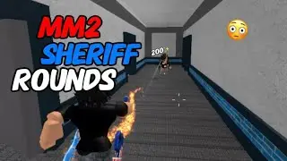 Mm2 Sheriff Rounds😳 (funny)