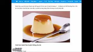 Cách làm bánh flan thơm ngon, mềm mịn tại nhà
