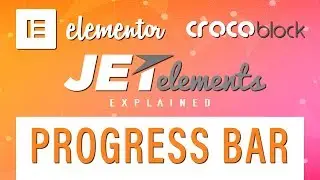 Progress Bar | JetElements | Crocoblock | Elementor Add-On