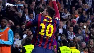 Messi Hattrick at Santiago Bernabeu - Real Madrid vs Barcelona (3-4) -