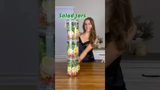SALAD JARS 🥗🫙 A healthy meal prep idea to help reach your goals! 