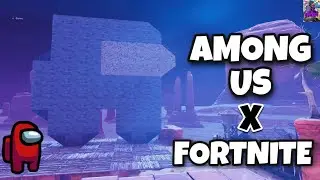HOW TO BUILD AMONG US CHARACTER IN FORTNITE SAVE THE WORLD