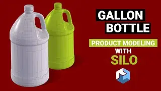 Product Subdivision Modeling #7: Detergent Gallon Bottle.  Silo 3D