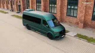 Luxury design for 9 person our VIP Mercedes Sprinter 319 made by Bus Factory !