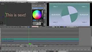 Blender VSE/VFX. Создание текста (титры)