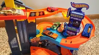 NEW 2016 Hot Wheels Speedtropolis 3-Level Adventure City Playset