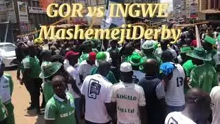 GOR AND INGWE FANS MET IN CBD!!! SEE WHAT HAPPENED!!! MASHEMEJI DERBY