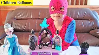 Ice Blast Power Queen Elsa Disney Frozen Action Doll Toy Review Video
