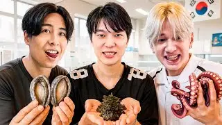 Trying Live Food in Korea Challenge | The Most Inedible Food | Hanguk