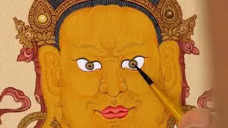 Jambhala God Of Wealth's Eye-opening/ @enlightenmentthangka361 ​