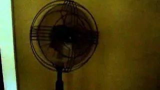 1940's GENERAL ELECTRIC VORTALEX PEDESTAL FAN
