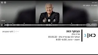 חברת הפורום בושרא עוואד, על טקס יום הזיכרון המשותף - יומן הבוקר, רשת בית ״כאן״