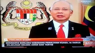 Parlimen bubar 3 april 2013