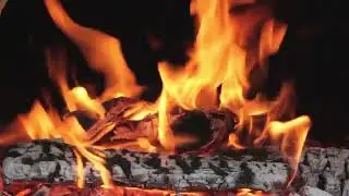 Атмосферное видео костра