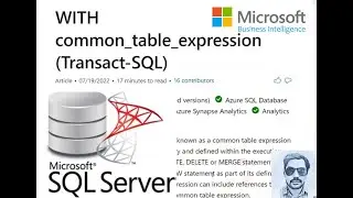 CTE SQL SERVER TUTORIAL in Telugu ||SQL Queries using WITH Clause| SQL CTE (Common Table Expression)