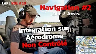Vol 19  - Navigation & Intégration Aérodrome non contrôlé  || DA 40 ||  F-HDJG  ||  LFQQ - LFQD