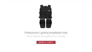 Professional Christmas Installation Light Vest - One Vest with Hundreds Of Uses