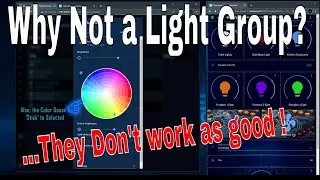 Home Assistant - Why not Light Groups?