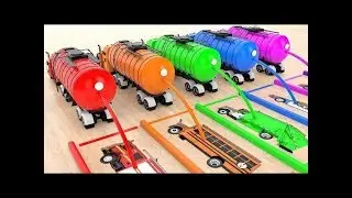 couleur pour bébé Apprendre avec camion citerne Dauphines