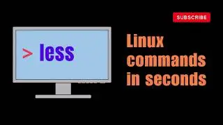 less command | How to page through files 