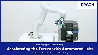 AX6 Collaborative Robot   Specimen Tube Labeling Automation Demo